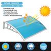 120x75cm Awning Door & Window Awning for Outdoor Entrance Patio Sunshade Durable Door Canopy