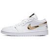 Air 1 Retro Low White Metallic Gold Women Sneakers CZ4776-100