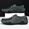 Fashion Quality Outdoor Bottomed Comfort Anti Slip Walking Sports Shoes Fashionable Men's Leather Loafers Versatile Travel Driving Shoes