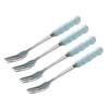 Creative Fruit Fork and Spoon Set Candy Color Coffee Dessert Spoon Ceramic Storage Tank  Watermelon