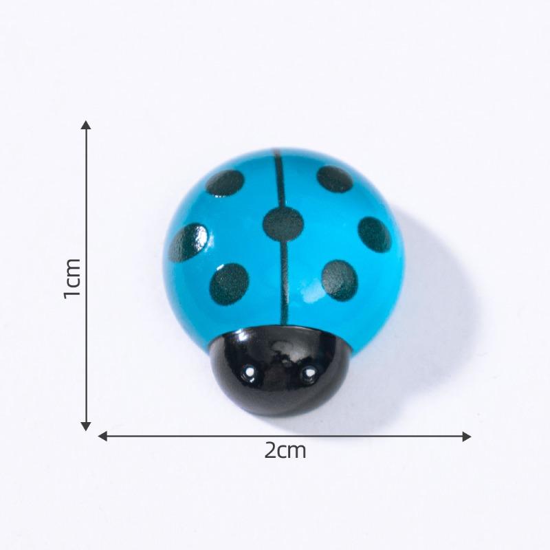 Luminous Little Ladybug Cute Grain Garden Landscape Decoration Blind Bag AccessoryMicro-landscape Small Ornament