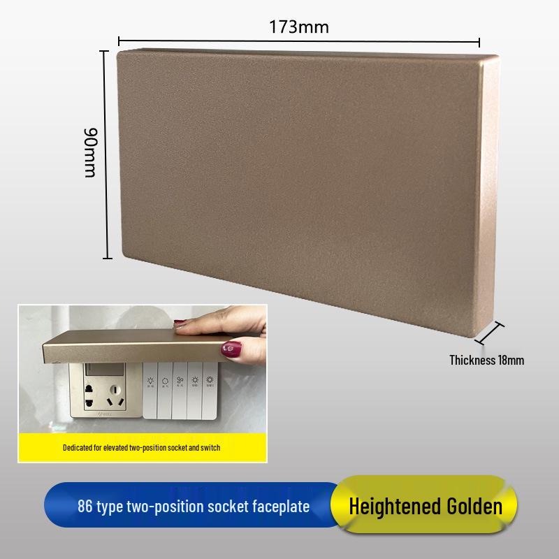Ultra-thin Child Protection Socket Cover - Splash Proof and Protective Plate