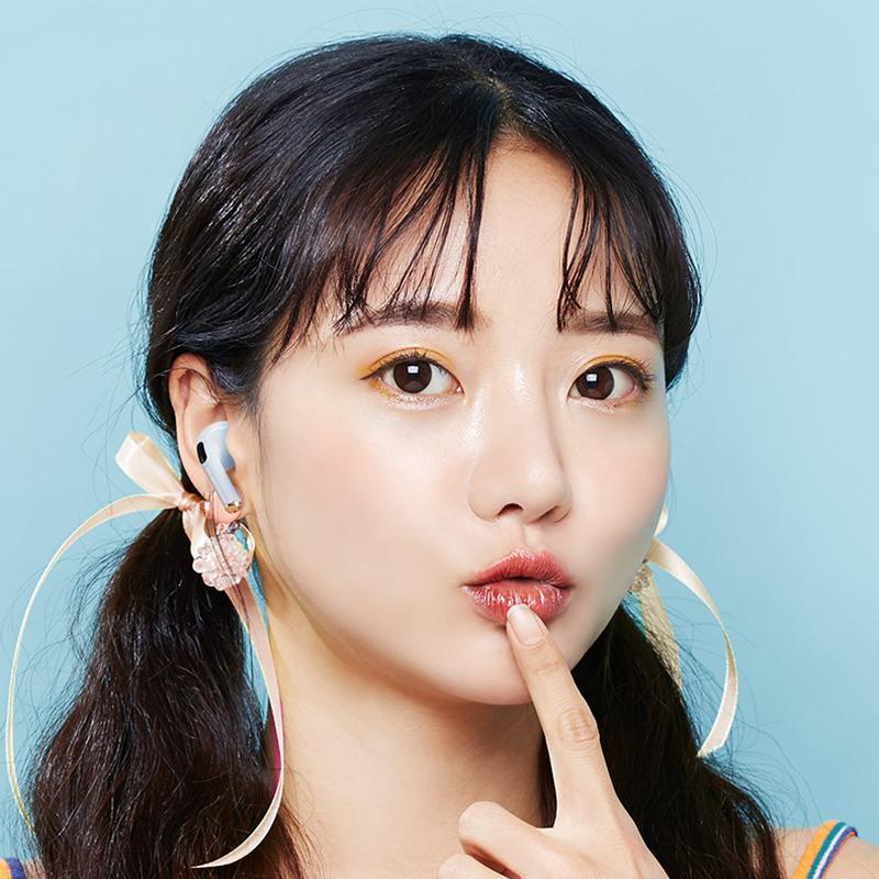 VAORLO Roztomilá bezdrátová sluchátka Luxusní vysoce kvalitní zvuk s redukcí šumu Sluchátka Super Bass Headset pro všechny smartphony Dívčí dárek