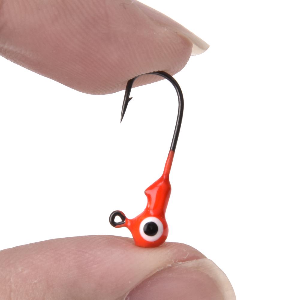 50PCS 2cm 1g Durable Metal Fishing Hooks with Sharp Barb Hook Fishers Accessory