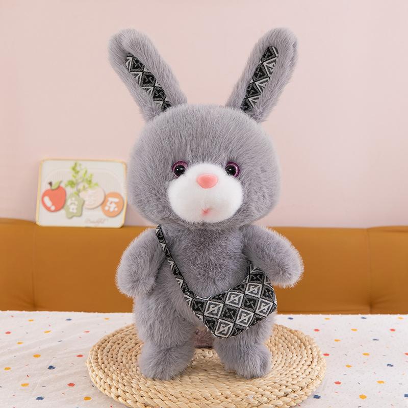 

Cute Couple Rabbit Doll Backpack Rabbit Plush Toy Valentine s Day Gift Wedding Decoration Doll 30 cm (0.14kg)