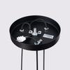 Carbon pendant lamp 3P black
