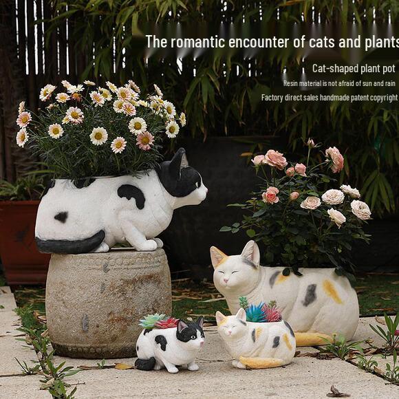 Cross-border Courtyard Doberman Resin Ornament Craft.
