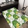 1PC Watermelon Pattern Non-Slip Floor carpet, suitable for Office, bedroomand playrooms. It can also be used as a sofa footrest cover-T22