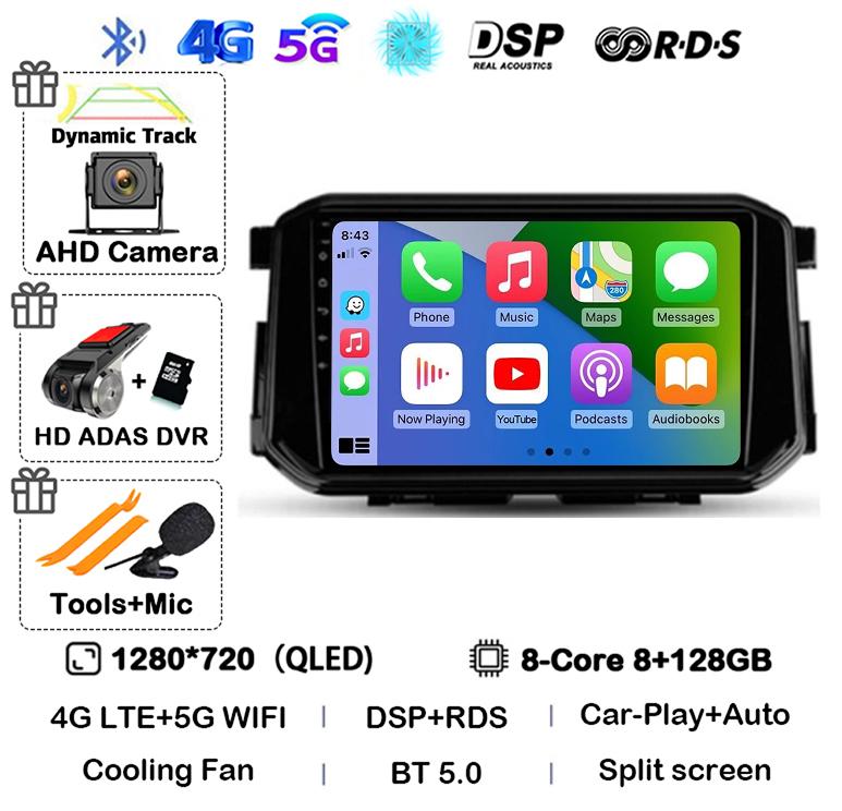 Android 14 Carplay Auto 4G+WIFI For Nissan Terra Xterra 2018 2019 2020-2022 Car Radio Multimedia Video Player GPS 360 Camera DSP