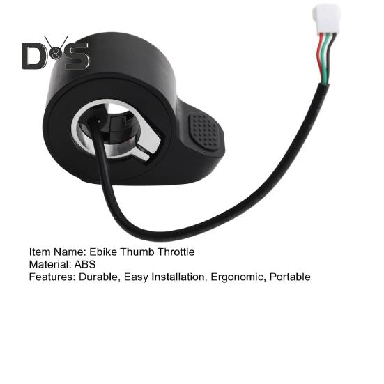 Ebike Thumb Throttle elektrická koloběžka Finger Thumb Speed ​​Throttle Náhradní příslušenství pro Gotrax GXL V2 a pro M365