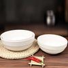 White Bowl Melamine Soup Bowl Round Porcelain Bowl Round Plastic Seasoning Bowl Rice Bowl Sugar Water Bowl