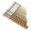 13 Drill Bit Sets Coated HSS High Speed Steel Hex Shank Quick Change