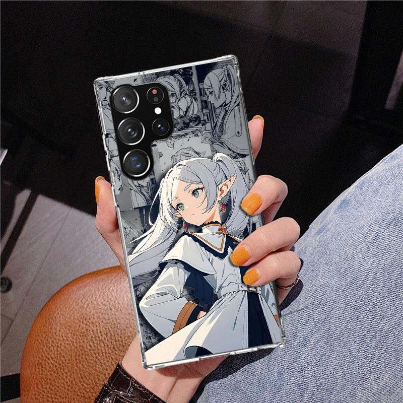 Frieren Beyond Journeys End Phone Case For Samsung Galaxy S24 S25 Edge S26 Ultra S23 S22 S21 Plus S20 FE + Personalized Print Co