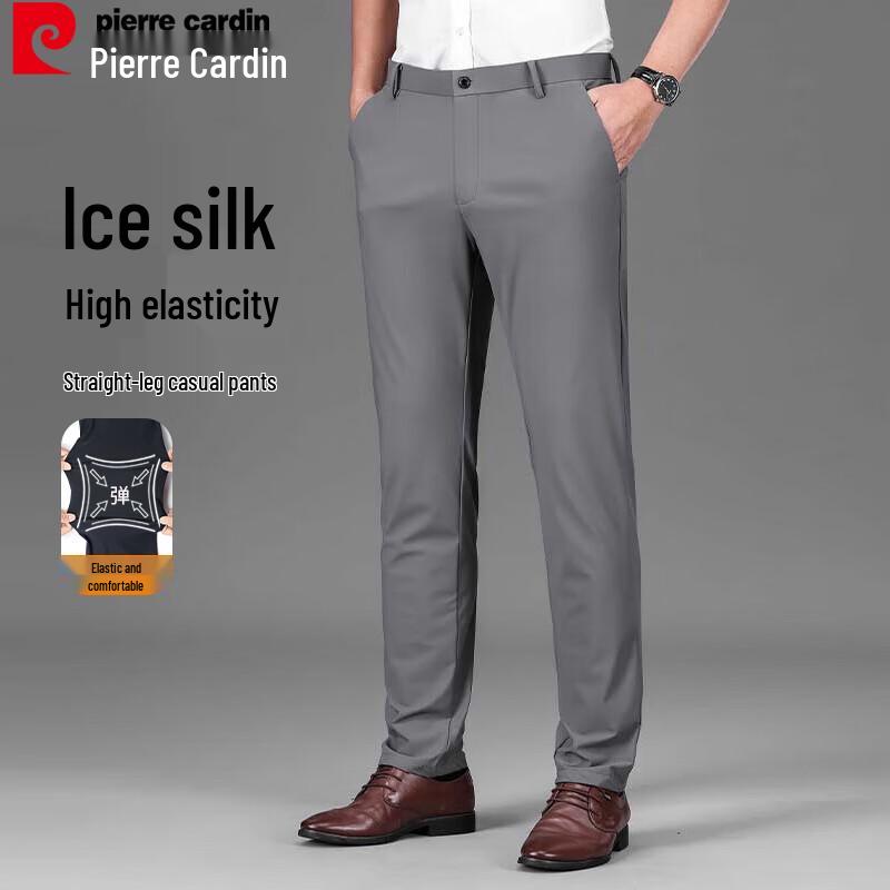 Pierre Cardin Herren Business Casual Hosen mit geradem Bein