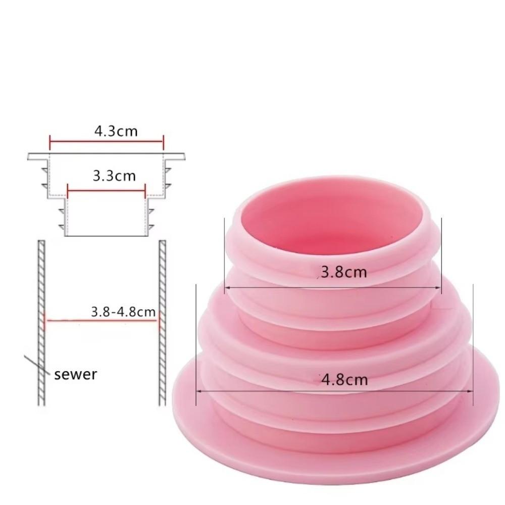 Deodorant Function Drain Pipe Seal Plug Rubber Material Rubber Pipe Hose Seal  Floor Drain Seal