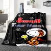Name Custom Dog Snoopy Print Flannel Blanket High Quality Warm Comfortable Cover for All Seasons Perfect for Gifts Home Decor