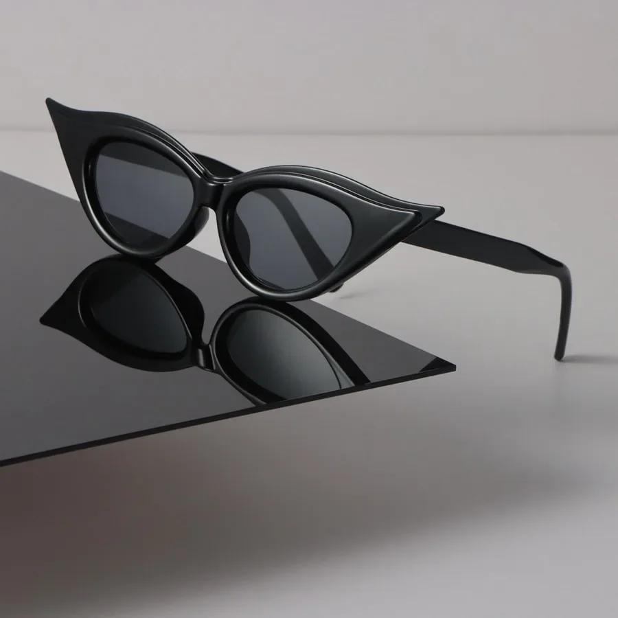 Klasyczne Okulary Przeciwsłoneczne Kocie Oczy Kobiety Mężczyźni Retro Moda Markowe Designerskie Okulary Stylowe Casual Damskie Męskie
