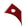 Red Carbon Fiber Interior Steering Wheel Button Cover Trim For Tesla Model Y/3
