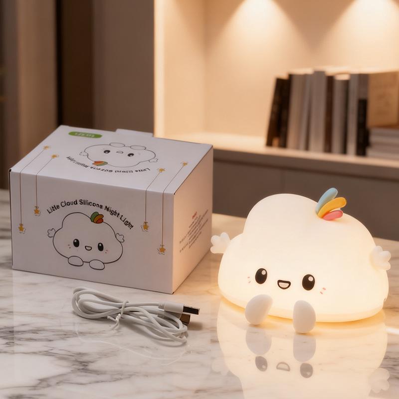 Creative Toast Bedside Lamp: Dimmable Night Light & Sleep Companion