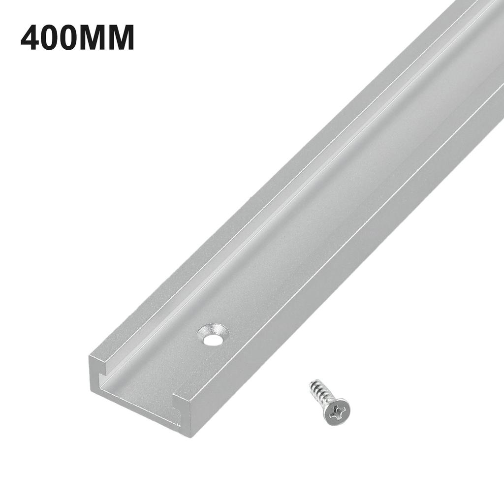 300/400/600mm T-Track Miter Bar Slider Silver Woodworking Tools