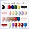 XEIJAYI 15ml Solid Color Nail Gel - 72 Color Options for Nail Art Salons
