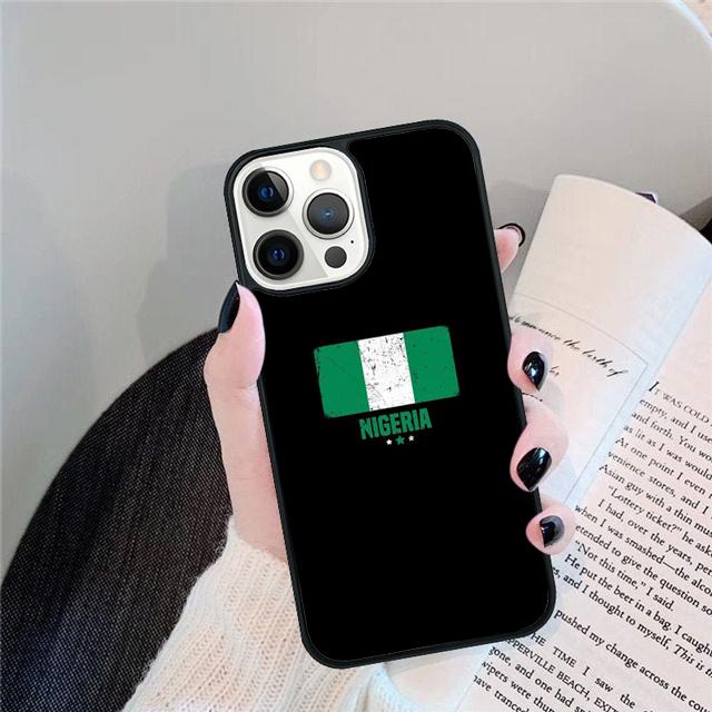 

Nigeria Flag Coque Shell For iPhone 17 Air 15 16 14 13 12 Pro Max 11 Pro Max Plus Phone Case Cover iPhone 11pro max