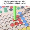 Magnetic Doodle Board for Toddlers with Magnetic Pen and Beads Drawing Board Montessori Educational Preschool Travel Toy Gifts
