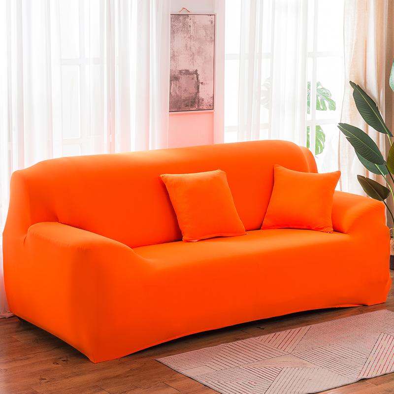 Solid Color Elastic Sofa Covers for Living Room Spandex Sectional Corner Sofa Slipcovers Couch Chair Cover Funda De Sofá