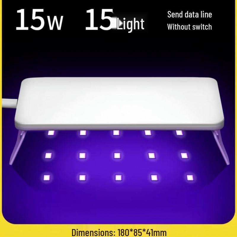Mobile Phone UV Light-Curing Folding Nail Lamp for Tempered Film and Curved Screen