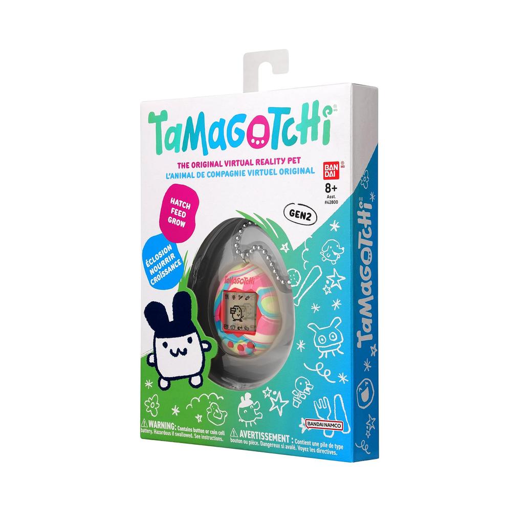 Original Tamagotchi Pastel Marble Electronic Game -