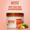 AIYU HERBALS Fruit Natural Face Pack for Glowing Skin | Dead Skin Remover & Brightening Exfoliator | Deep Cleansing & Hydrating Face Pack for All