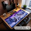 Music General Theme Custom Mouse Pad Personalized With Name Text Customized Desk Mat For Office Home Decor