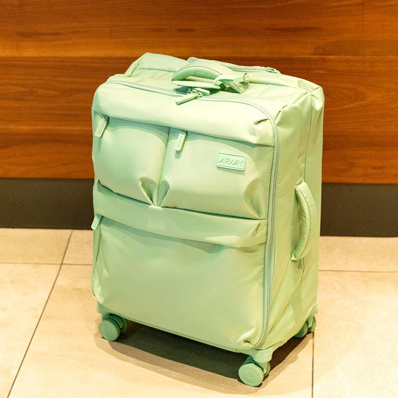 OEING Lightweight Canvas Travel Suitcase 20 inch