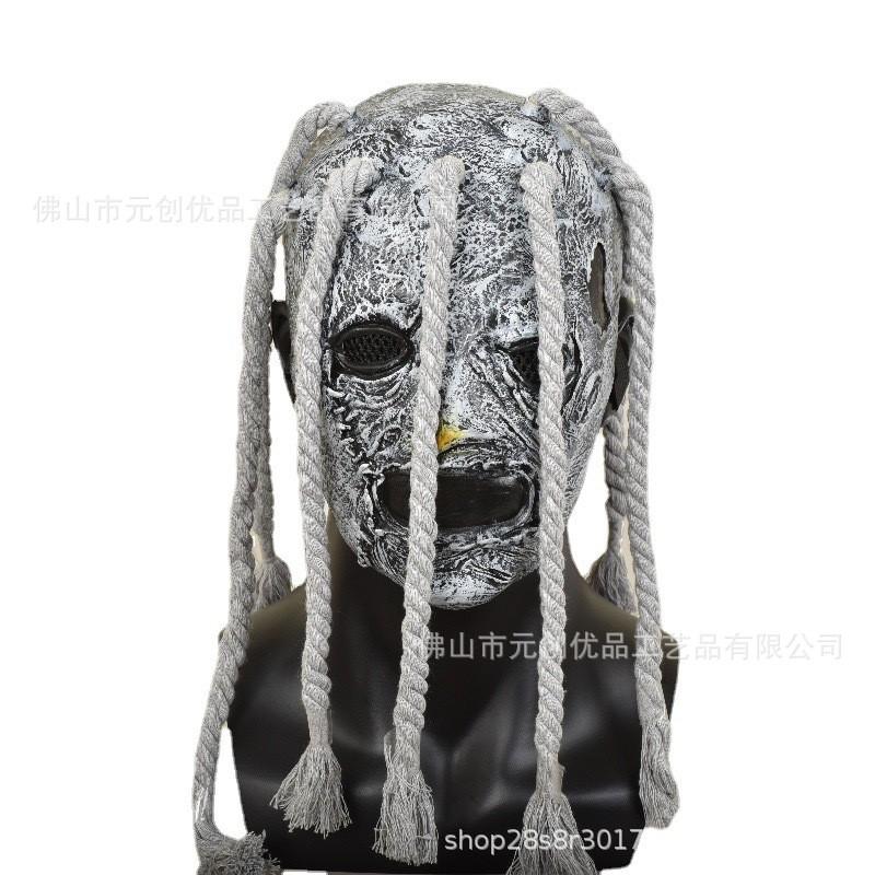 Maska kapely Slipknot Plná tvár Šitá Hlava monštra Halloween Cosplay Hororová párty
