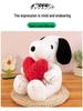 2025 Snoopy Love Heart Bouquet Plush Toy Pillow - Birthday Gift for Girls and Kids