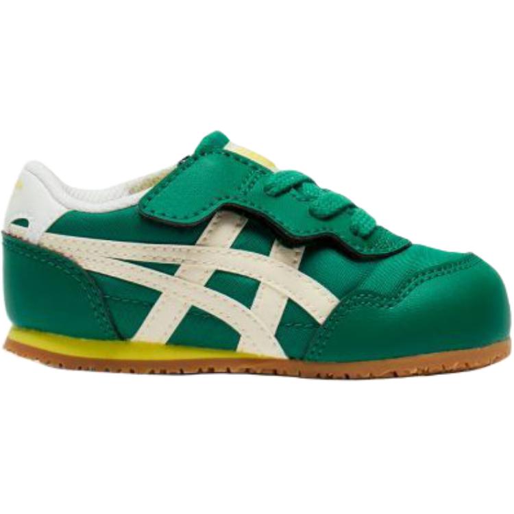 ONITSUKA TIGER Serrano Kids Comfortable Soft Low-Top Walking Shoes Baby Sneaker Green 1184A083-301
