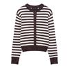 Kaslead New Arrival Women's Clothing Fashion Style Knitting round Neck Long Sleeves round Neck Long Sleeve Short Coat 5536019