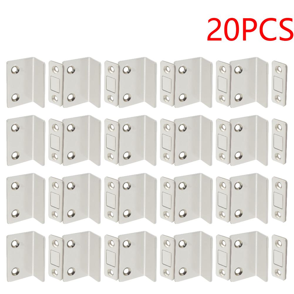 Punch Free Door Stopper Strong Magnetic L-shaped Door Touch Magnetic Suction Ultra Thin Anti Collision Furniture Hardware