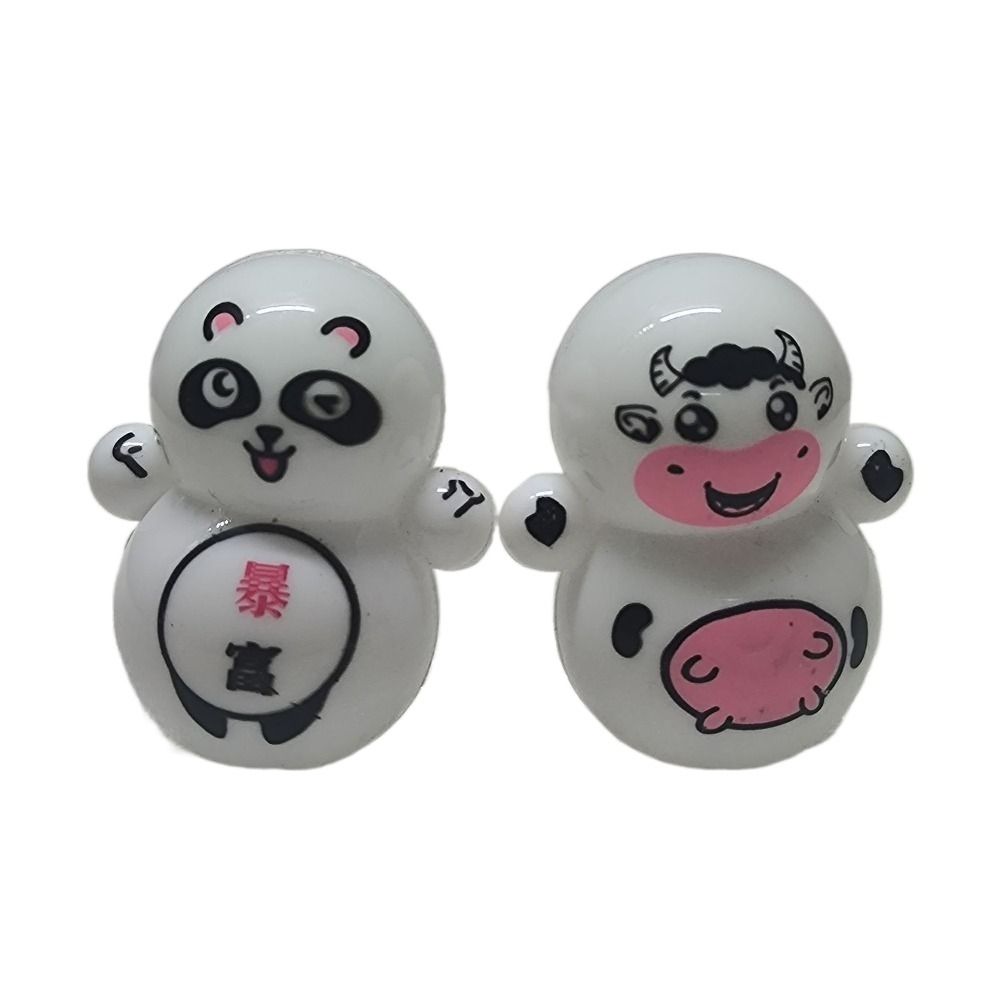 

10Pcs Funny Tumbler Toys Plastic Mini Doll Mini Roly-poly Toys Christmas Stocking Stuffer K