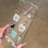 Zelené jablko DIY samolepka pro pouzdro na mobilní telefon Apple 11Promax 11promax vysoká průhlednost velký otvor odolné proti výbuchu IP11
