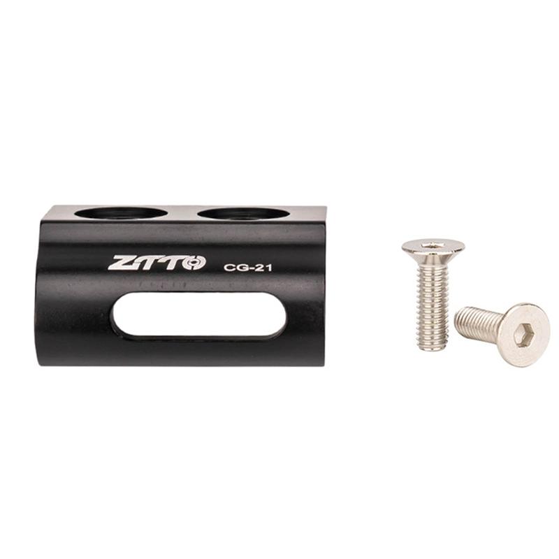 ZTTO Aluminum Alloy Bicycle Front Derailleur Hanger For Gravel & Cross-Country Bikes Carbon Frame Compatible Direct Moun чёрный