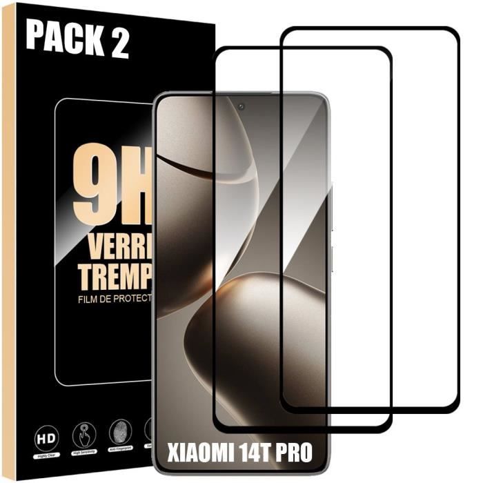 Protecteur d'écran - E.F.Connection - 14T Pro - Lot de 2 - Verre trempé - Protection 9H Anti-Rayures