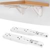 2pcs Cold Rolled Steel Desk Hinge Adjustable Folding Hinge Durable Shelf Bracket  Storage