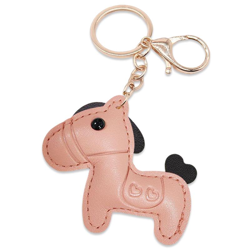 

Милый мультяшный брелок из кожи с пони, кавайные шармы, лошади, подвеска для рюкзака, сумки, украшения, аксессуары A2