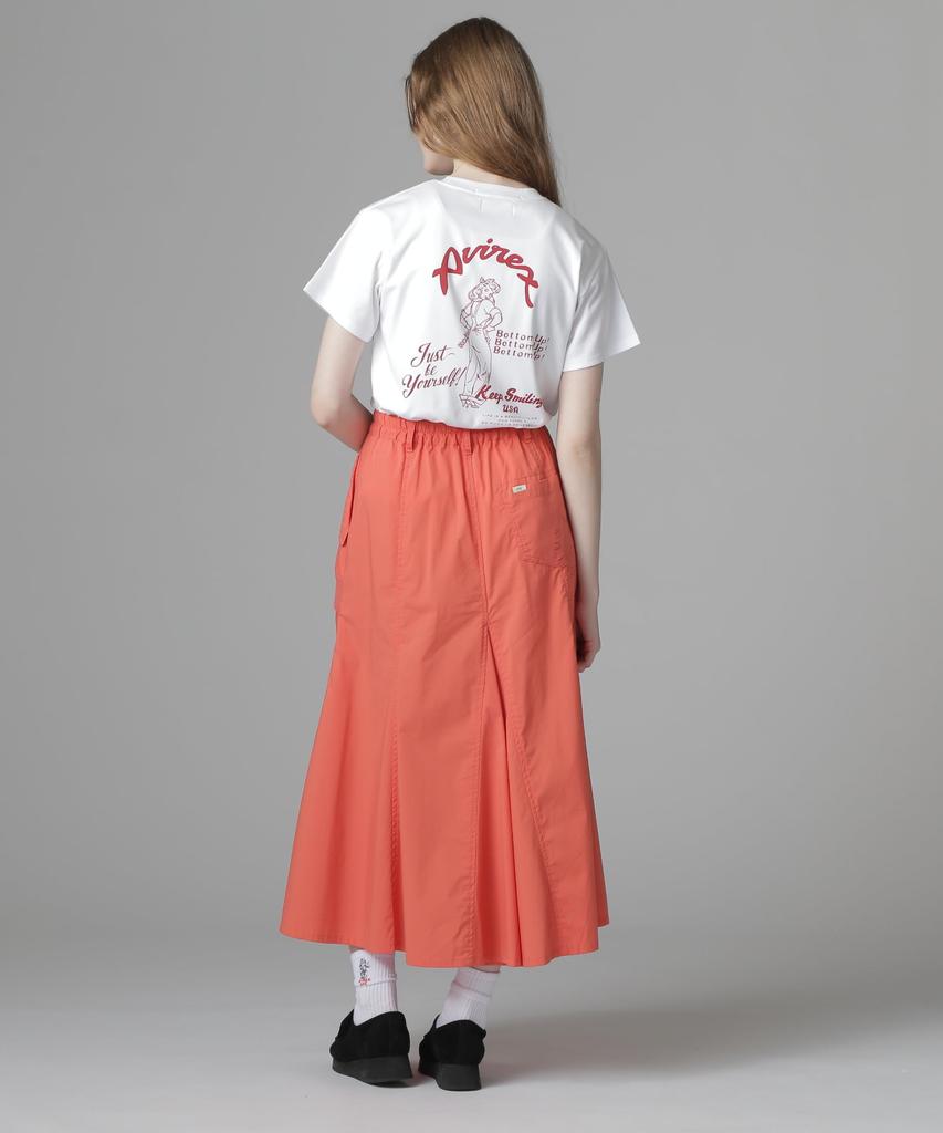 AVIREX PINUP GIRL Size T-SHIRT, Women's, M, 030, White, 783-5235604