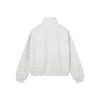 GROUND ZERO Embroidered Stand-Collar Zip-Up Cardigan