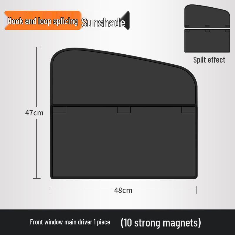 Car Magnetic Sunshade - Summer Sun Protection & Window Insulation Curtain