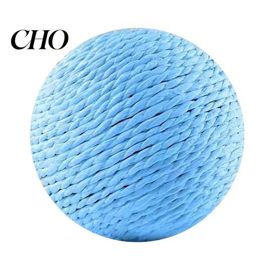 Safe Non-toxic Cat Chewer Faux Sisal Ball Toy, 8CM Large Scratch with Built-in Bell, Sound Bell Interactive Play Bite-Resistant Toy for Relieve Stress