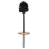 Toilet brush with stand, bamboo, white, WHITNEY, 37 cm