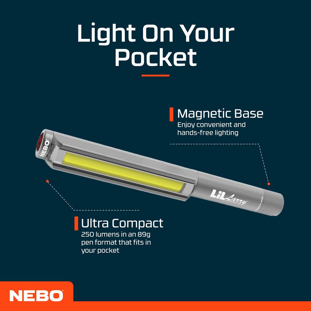 Rechargeable LED Light "LIL LARRY" NEB-6373-G